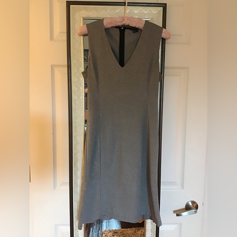Grey Theory A-Line V-neck dress